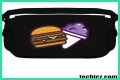A Perfect Pair: A Burger And A Grape Snow Cone